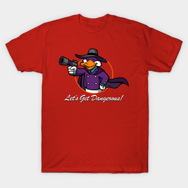 Cool Vigilante Duck Gamer 90's Cartoon Mashup Parody T-Shirt by BoggsNicolas